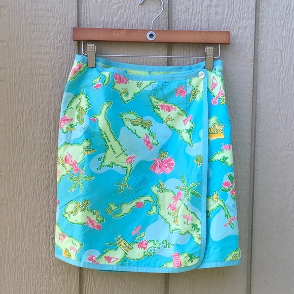 Lilly Pulitzer Dresses & Skirts - Lilly Pulitzer Island Print Skirt Lilly Pulitzer Dresses & Skirts - Lilly Pulitzer Island Print Skirt